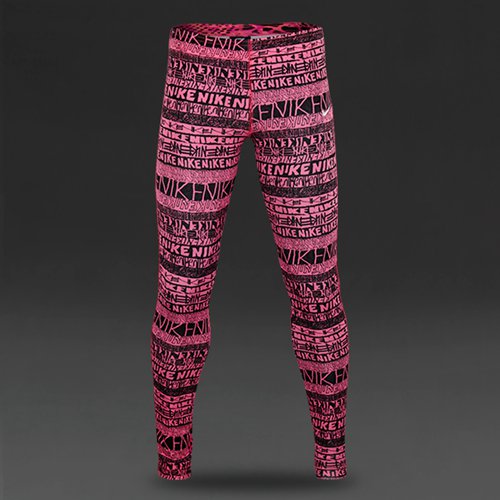 Nike Sportswear Leg-A-See Mashup AOP Tight Yth Pink Pow / Pink Foil / White for Girls